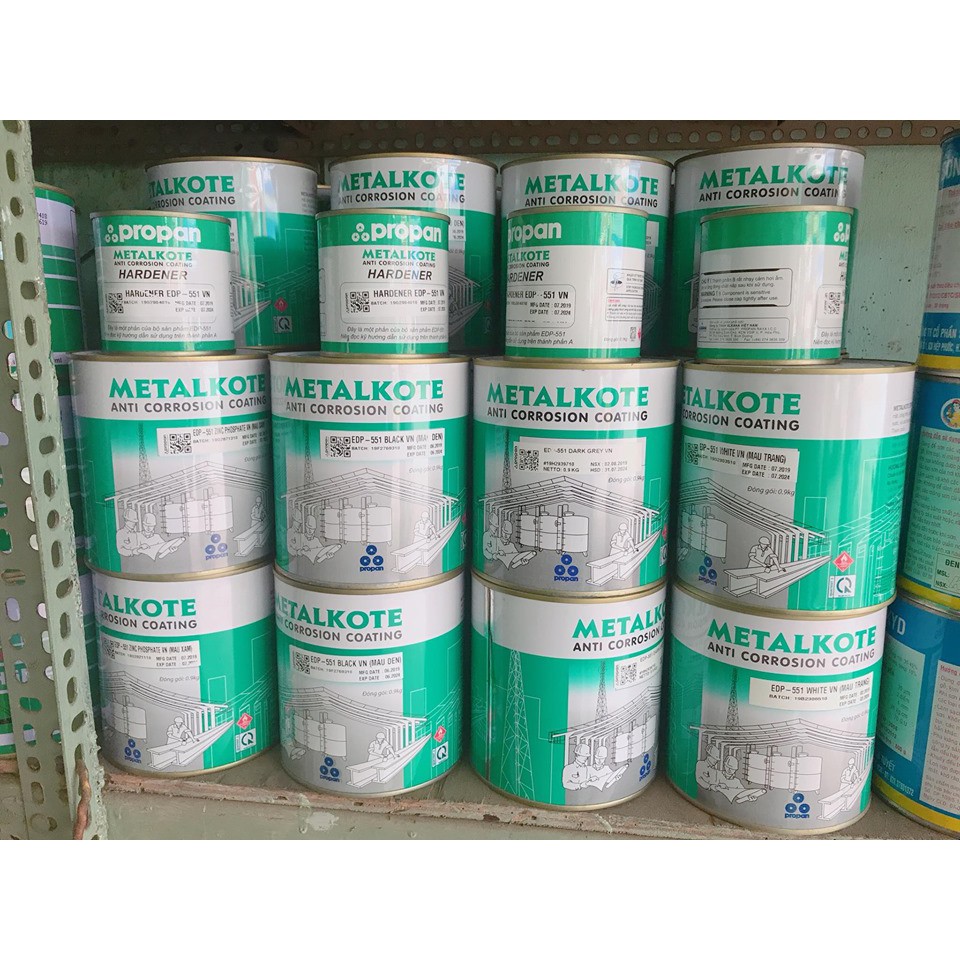 Epoxy sơn lót chống rỉ Metalkote bộ 2 thành phần