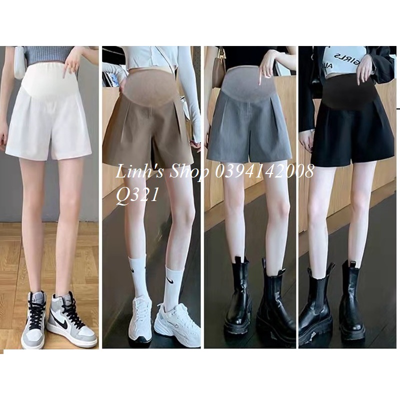 Quần Sooc Vải Bầu Q321