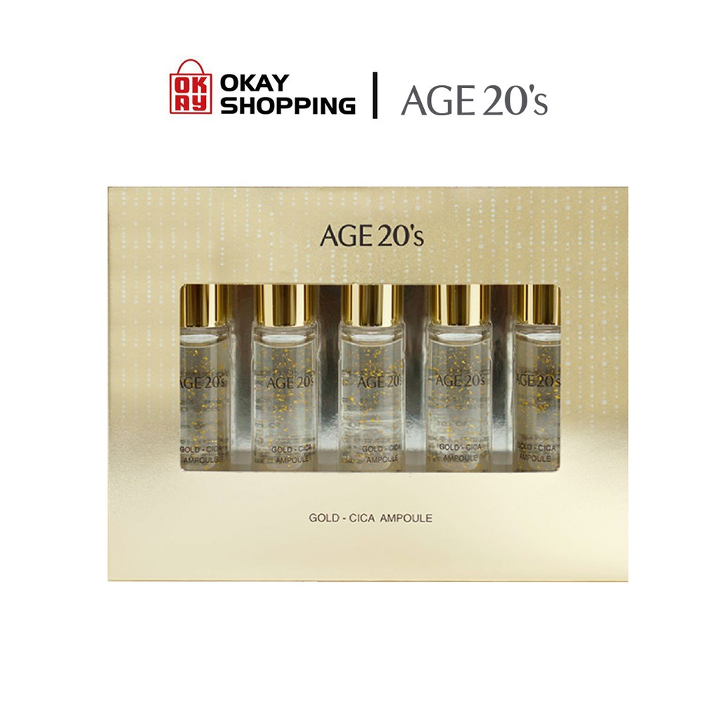 Tinh chất dưỡng da AGE20s Gold Cica Ampoule 10ml x 5 ống