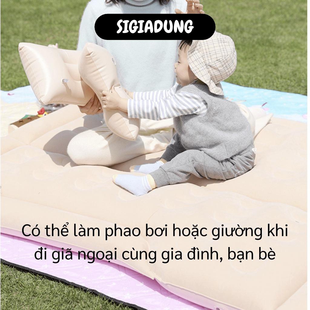 [SGD] Đệm Hơi Ô Tô - Nệm Giường Ô Tô Cao Cấp, Có Thể Làm Giường Dã Ngoại Kèm Bơm 9419