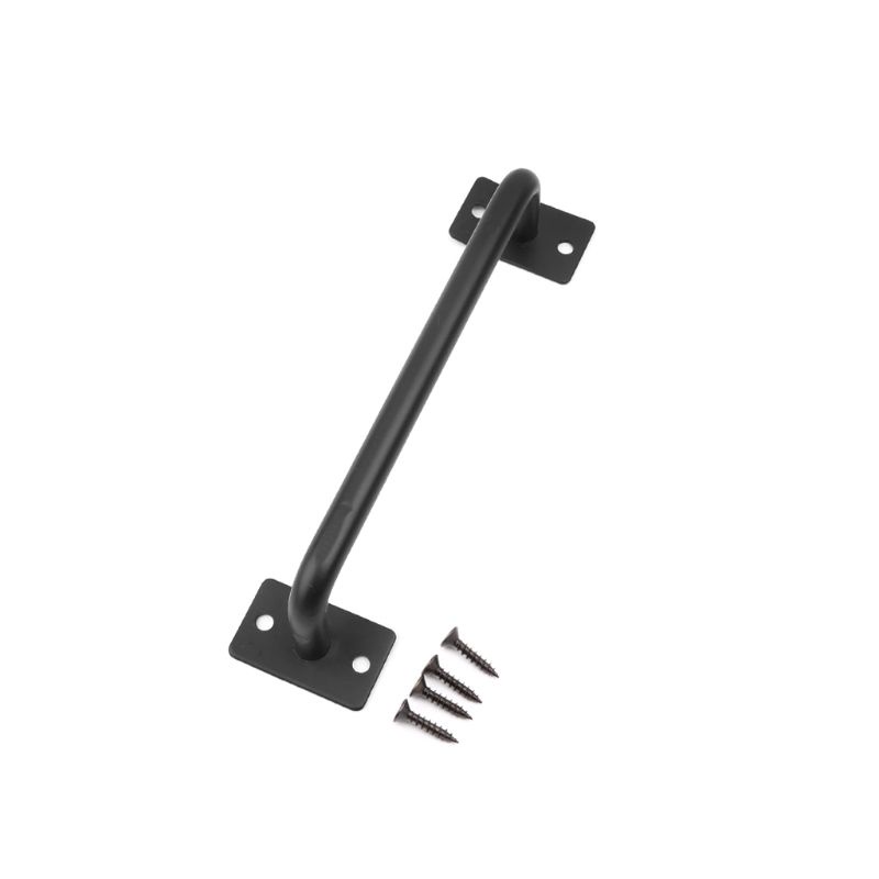 Tay Nắm Cửa Trượt Bằng Sắt Màu Đen Chất Lượng Cao