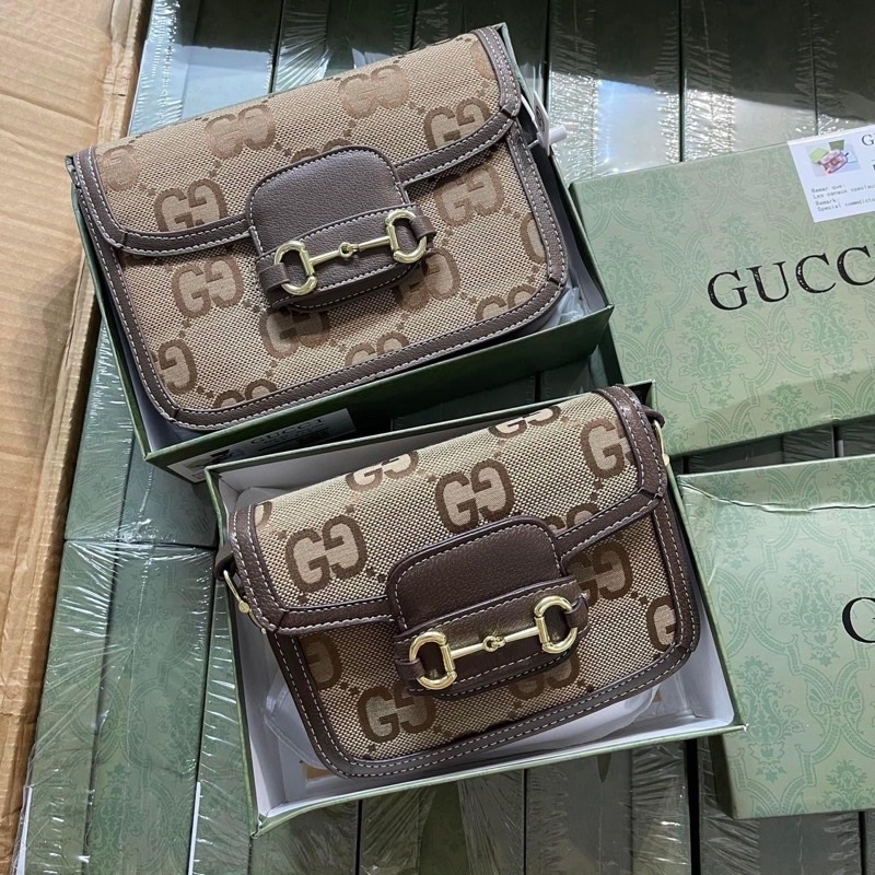 Túi gu chi vân hoa vàng size 18-20-25 hàng full hộp và ko hộp 8901#