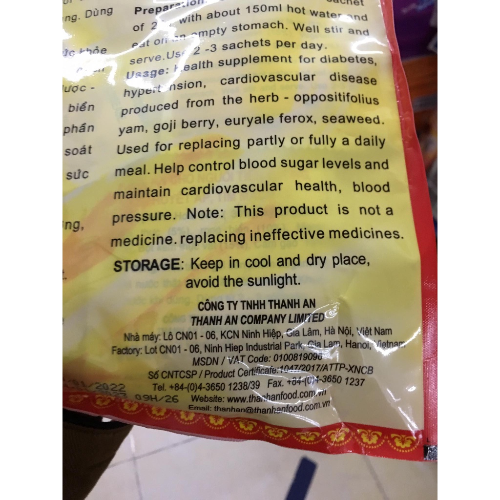 Ngũ cốc Việt Đài 500g- Dành cho người tiểu đường, huyết áp, mỡ máu