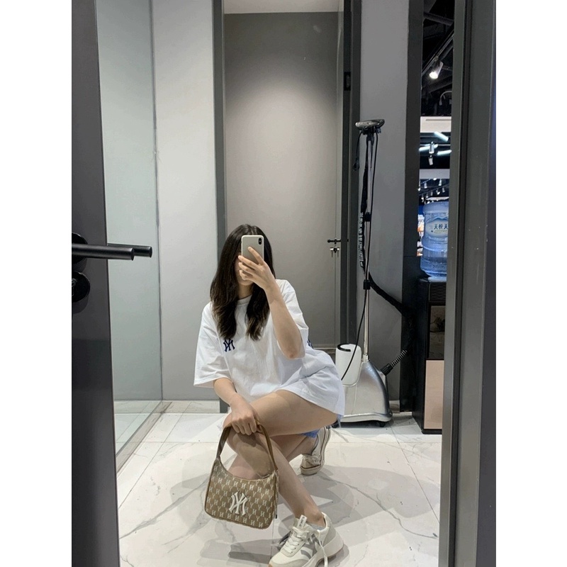 Túi xách kẹp nách đeo vai MLB NY nam nữ thời trang giá rẻ đẹp đi chơi phong cách hàn quốc dễ thương cute DC398