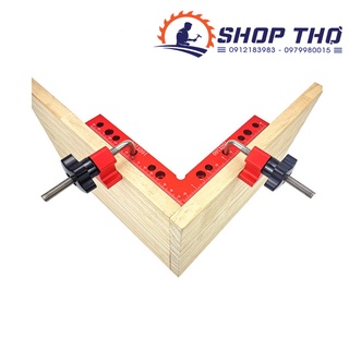Bộ vam vuông góc , ke góc vuông, chất lượng cao 140x140mm nhôm Anode màu đỏ