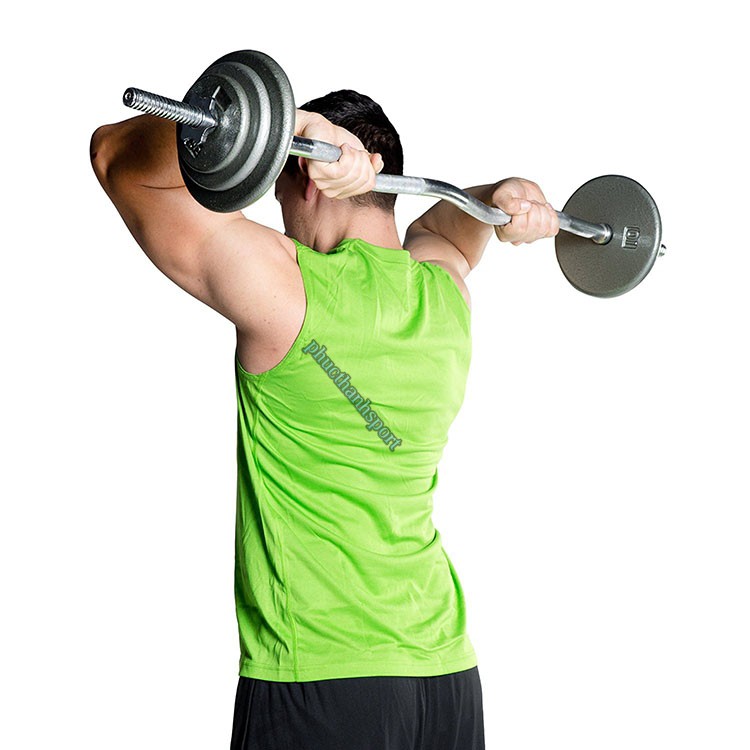 Đòn cong  đòn tập tạ đòn gắn tạ đòn tập squats đòn tập ngực đòn tập vai Reefit dài 1m2 xi mạ Inox