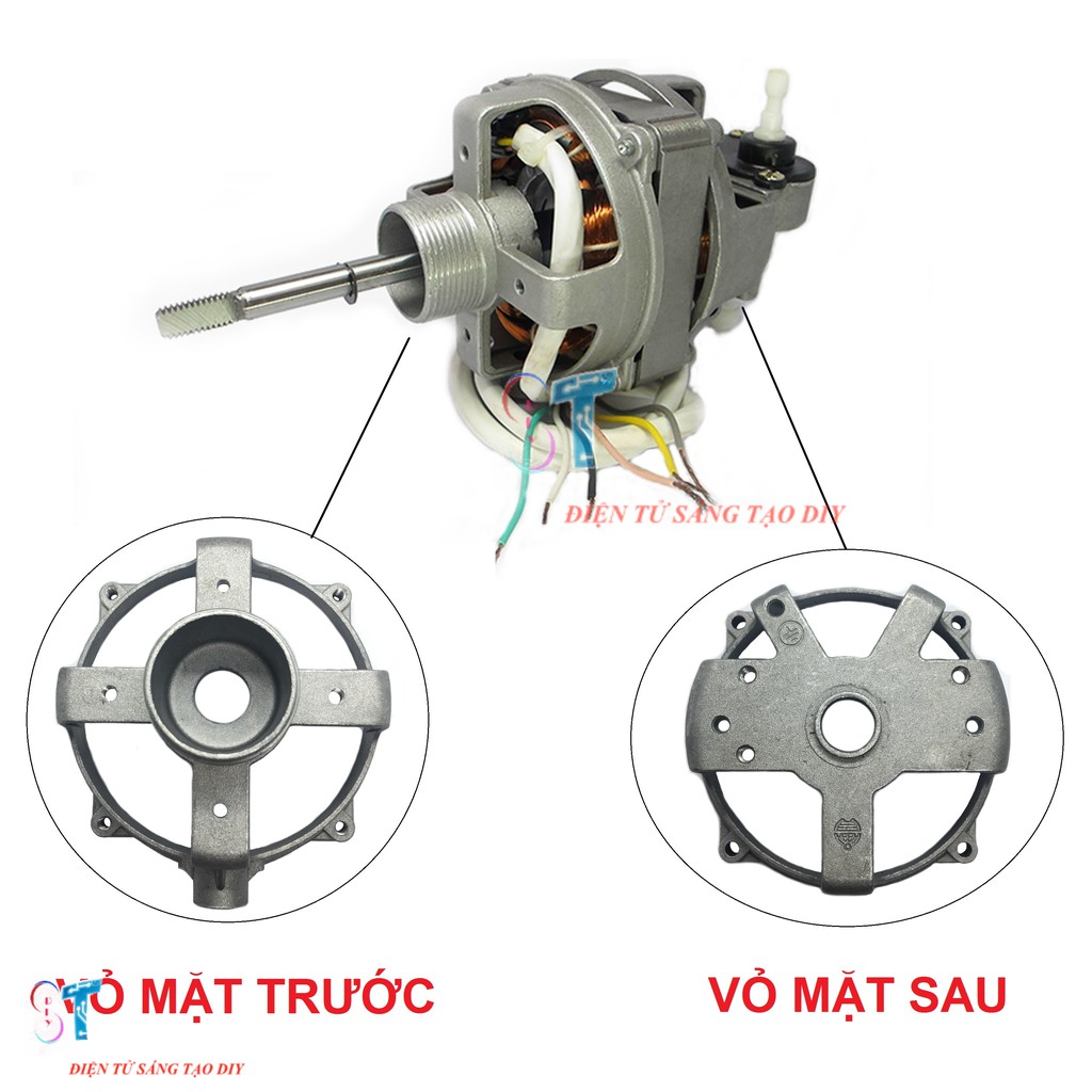 Bộ Vỏ Nhôm Stator Quạt Không Gắn Bạc Thau