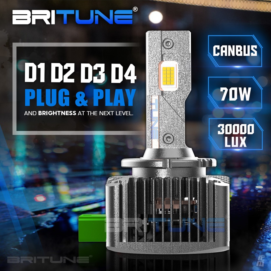 Bóng Đèn Pha LED D1S D2S D3S D4S D8S D1R D2R D3R D4R D8R 70W 30000M Chuyên Dụng