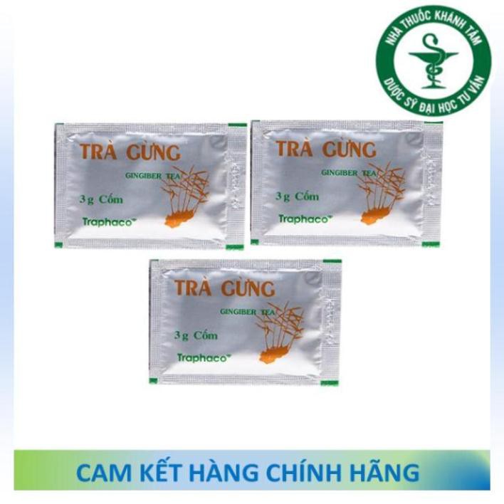 ! ! Trà gừng Traphaco (Hộp 10 túi) - Trapharco