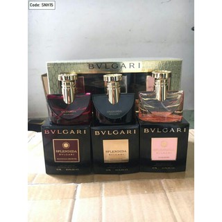 Set nước hoa 3 chai BLVGARI SPLENDIDA MAGNOLIA SENSUEL "Chính hãng lưu hương thơm lâu