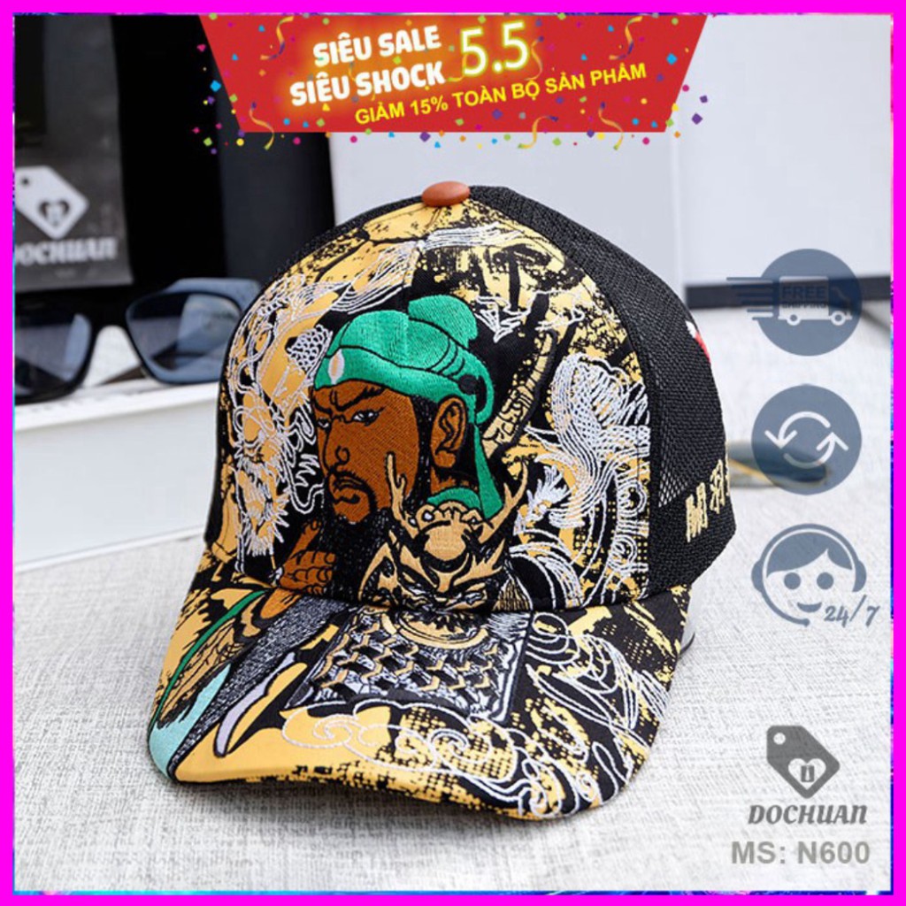 Nón Quan Vũ siêu chất siêu ngầu cho tín đồ Quan Vũ chuẩn hàng VNXK,full size