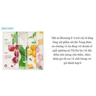 Mặt nạ Bisutang trái cây dưỡng trắng da