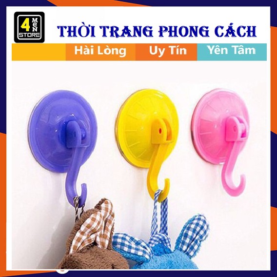 ⚡ Siêu Dính ⚡Móc nhựa Dán Tường Chịu Lực - Móc Treo Hít Chân Không ⚡