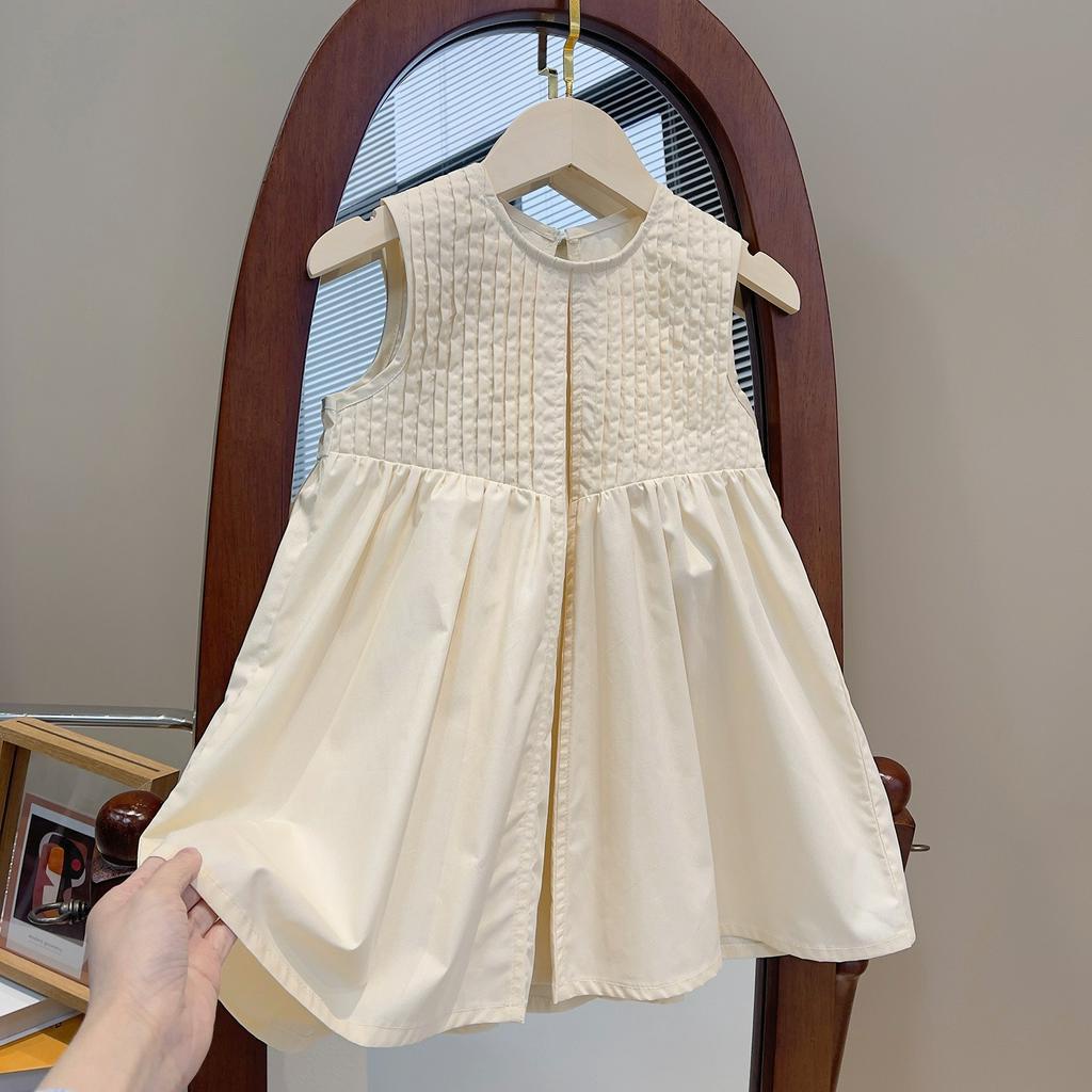 Váy Sát Nách Babydoll Trơn Màu (TẶNG KÈM MŨ) A1396 Cho Bé Gái - Jumping Beans Official Store