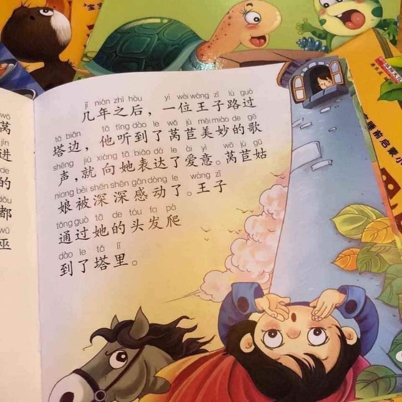 Câu chuyện thiếu nhi, cổ tích, ngụ ngôn có pinyin audio luyện nghe cho bé cho người học tiếng Trung hsk2 trở lên