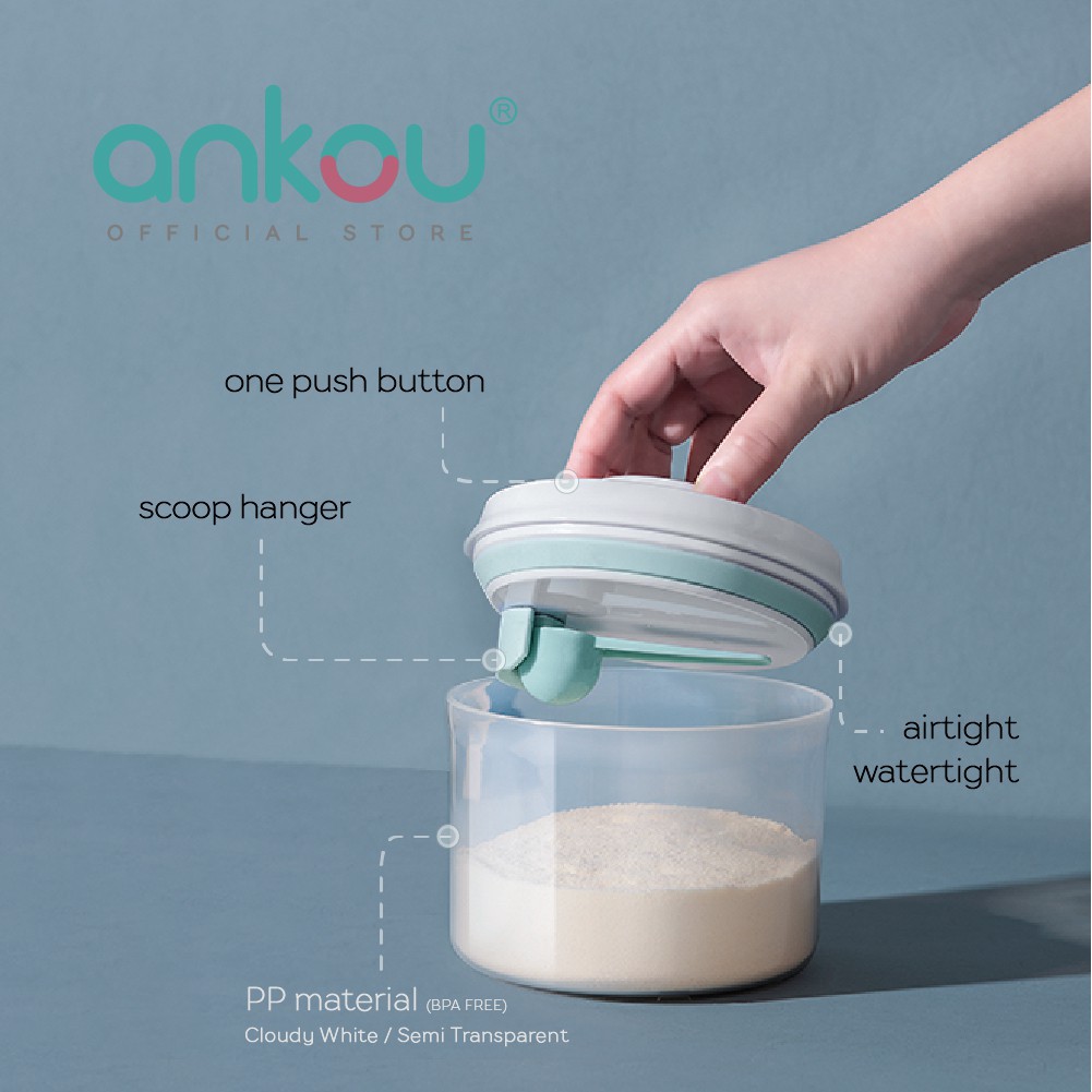 ANKOU Hộp Đựng Sữa Bột Hình Tròn (800Ml) | BigBuy360 - bigbuy360.vn