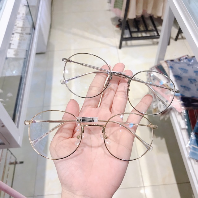 Gọng kính kim loại mắt tròn + KÈM TRÒNG CẬN [ Ưu đãi giảm giá 1/3-30/6/2020 ] | BigBuy360 - bigbuy360.vn