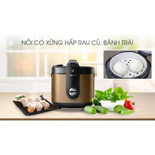 Nồi cơm điện Philips 2 lít HD3132/68 Vàng