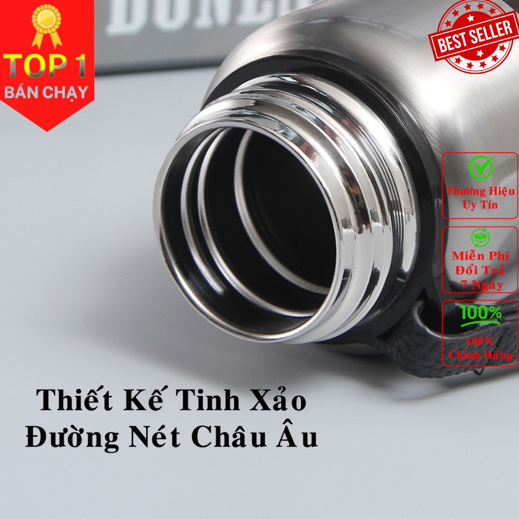 [Màu Bạc] Bình Giữ Nhiệt RigaTumbler (1500ml) Belt Bottle LHC4267, Energetic One-Touch Tumbler LHC3249, Feather Light LH