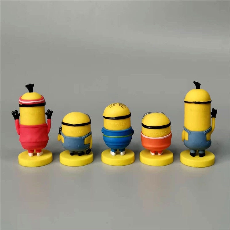 Mô hình minions dễ thương trưng bày 3D trang trí phòng