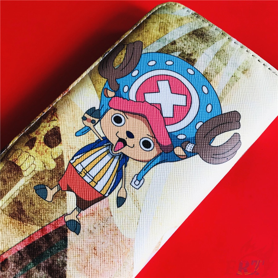 ❀ Ví Dài Họa Tiết ONE PIECE Q-4: Chopper ❀ 1 Ví Nữ Da PU In Hình Anime Thời Trang