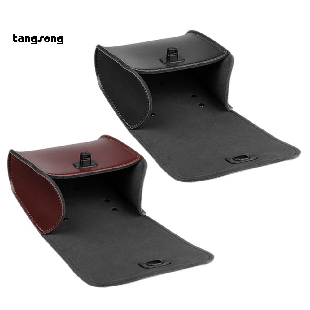 Túi giả da gắn yên xe mô tô đựng hành lý chống thấm nước