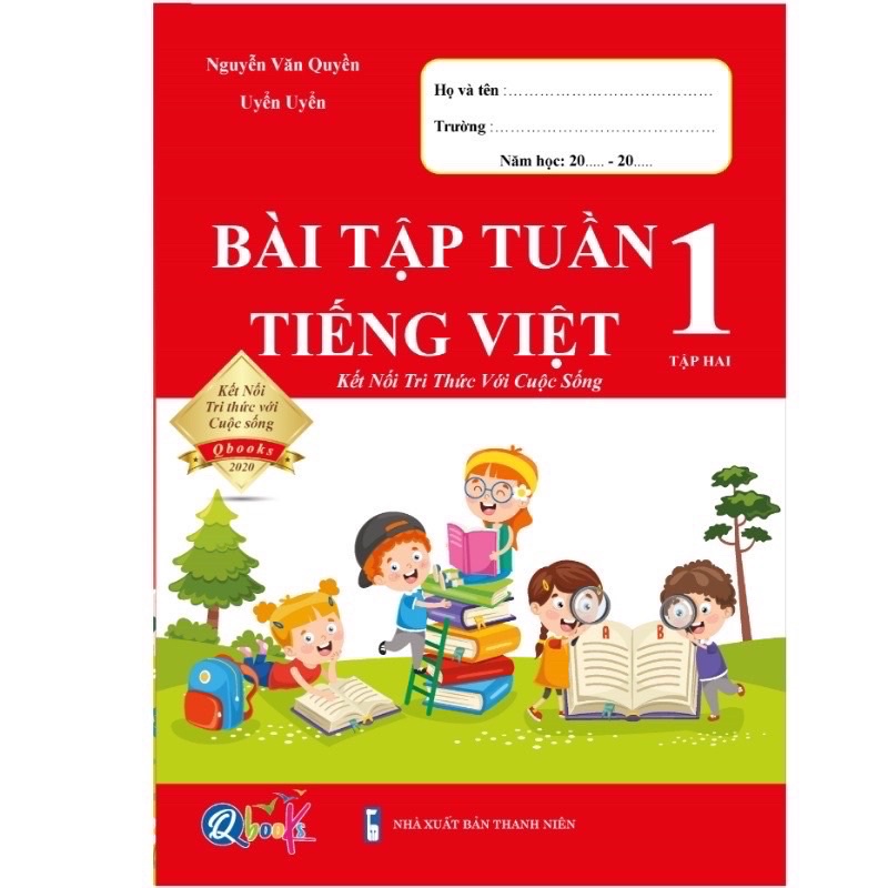 Sách - Combo Bài Tập Tuần Toán và Tiếng Việt 1 - Kết nối tri thức với cuộc sống -Tập (2 cuốn)