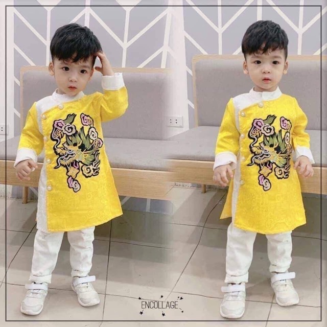 Áo dài Tết cho bé