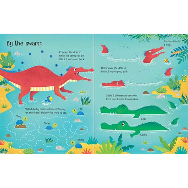 Sách - Anh: Wipe-Clean: Dinosaur Activities