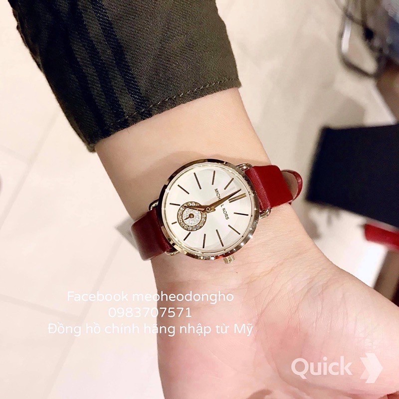 ĐỒNG HỒ NỮ MICHAEL KORS PETITE PETITE BURGUNDY