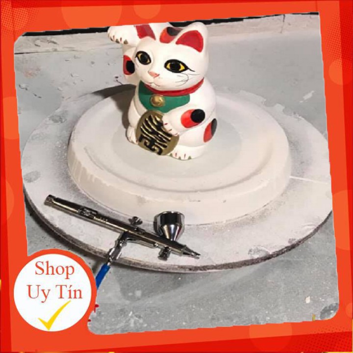 Airbrush Bút Vẽ Mỹ Thuật HD 130 ♥️  ♥️ Súng Vẽ Airbrush, 2 Cốc Đựng Sơn, Lỗ Phun 0.3mm