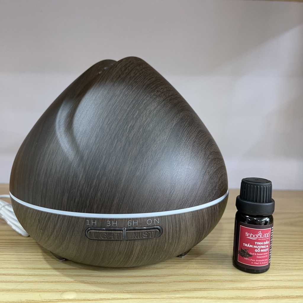 Tinh dầu trầm hương + gỗ ngọt Tinh Dầu 100 xông thơm phòng giúp tĩnh tâm, massage, làm nước hoa mùi thơm ngọt ấm lọ 10ml