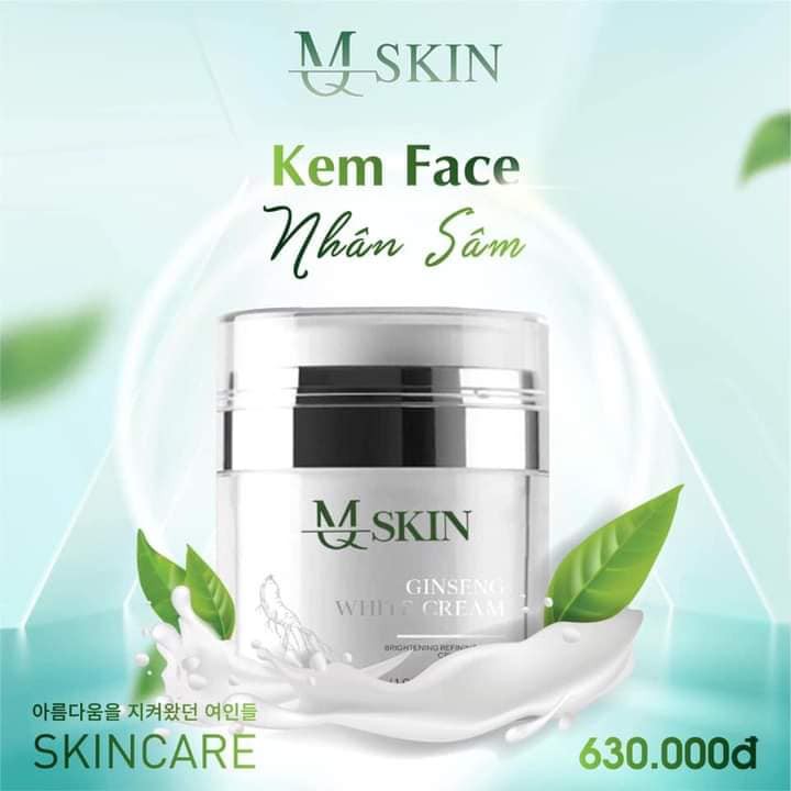 Kem face nhân sâm MQ Skin - Kem Face MQSkin Ginseng White Cream