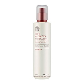 Nước hoa hồng dưỡng trắng chống lão hóa chiết xuất Lựu Collagen The Face Shop Pomegranate and Collagen Volume Lifting