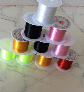 Cước thun luồn hạt làm vòng 20m