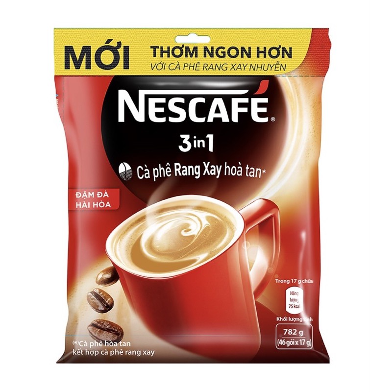 Bịch Nescafe 3in1 (46 gói ×17g)