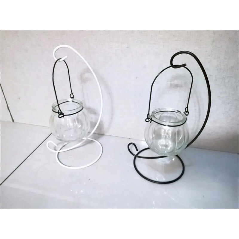 Binh cắm hoa kèm giá treo trang trí