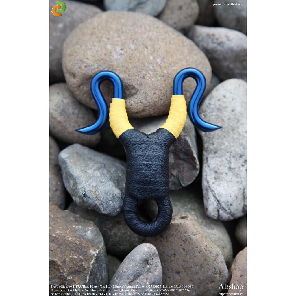 Ná cao su thép titan slingshot titanium steel mạ các màu