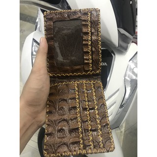 Ví Nam Da Cá Sấu Thật ♥️FREESHIP♥️ ( hình thật 100% )