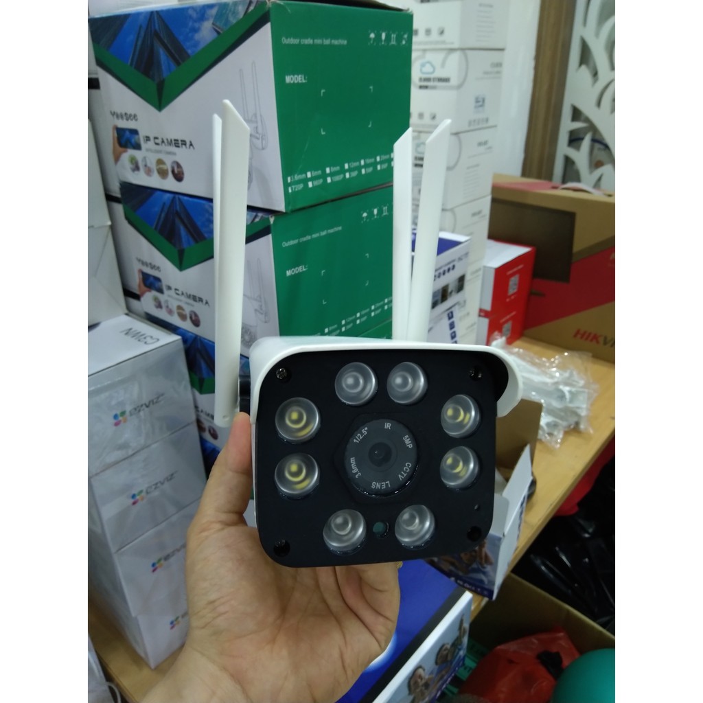 Camera Wifi Yoosee Lắp ngoài trời Full HD 1080P - Có đèn led chiếu sáng | BigBuy360 - bigbuy360.vn