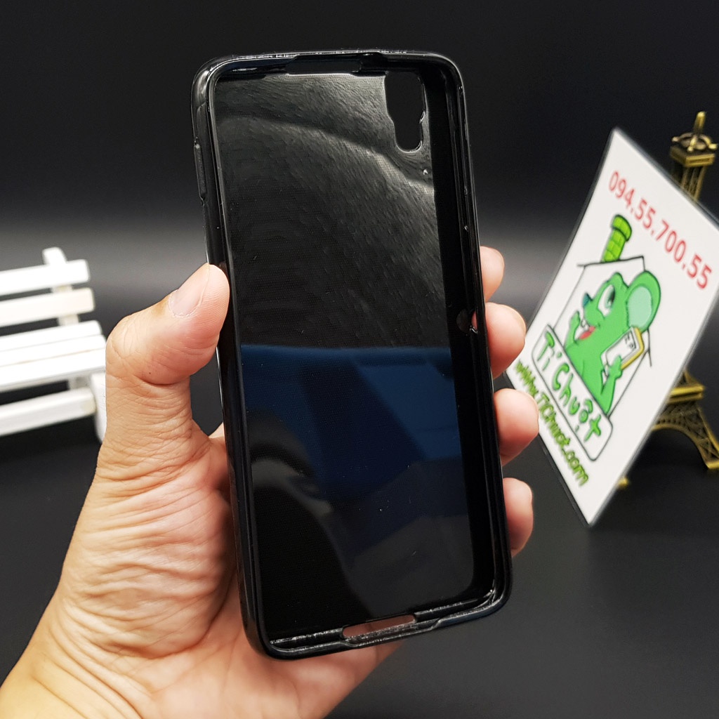 [Ảnh Thật] Ốp lưng BlackBerry DTEK50 Dẻo Màu Đen Sơn Bóng