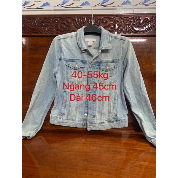 Áo khoác jean nữ 2hand
