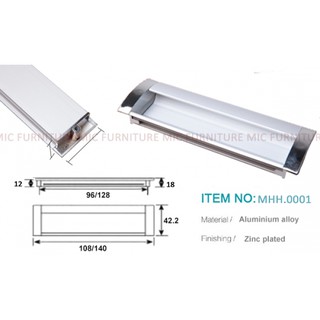 Tay nắm âm tủ quần áo