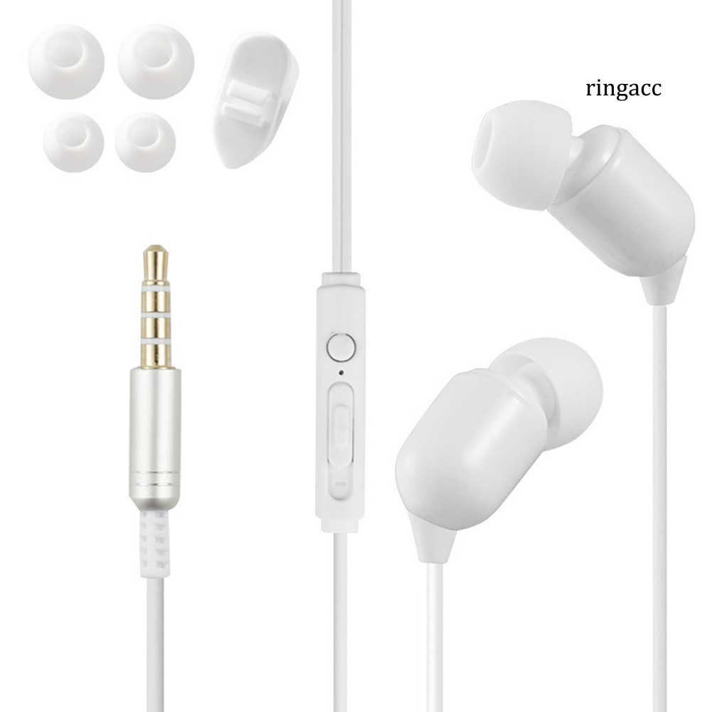 Tai Nghe Nhét Tai 3m 3.5mm Có Micro Tiện Dụng