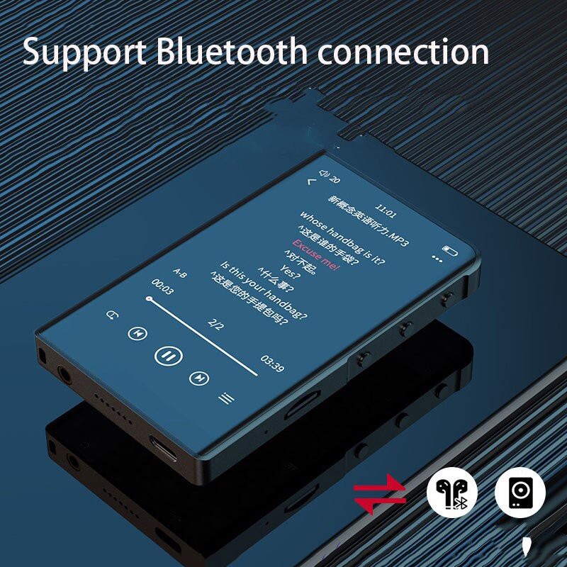 [Mã ELHACE giảm 4% đơn 300K] Máy Nghe Nhạc Lossless, Bluetooth 5.0, Màn Hình Cảm Ứng Có Loa Ngoài Ruizu H9 (16G)