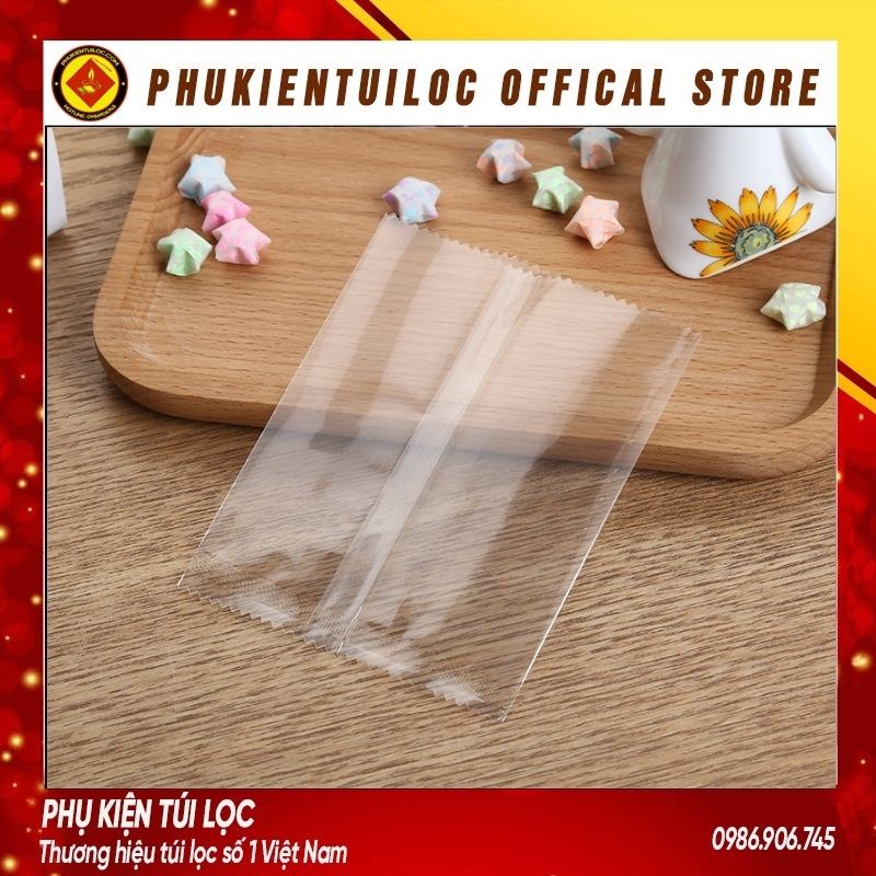 Túi đựng bánh cookie/ bánh quy/ trà hoa 7*10cm các mẫu- Phukientuiloc.com