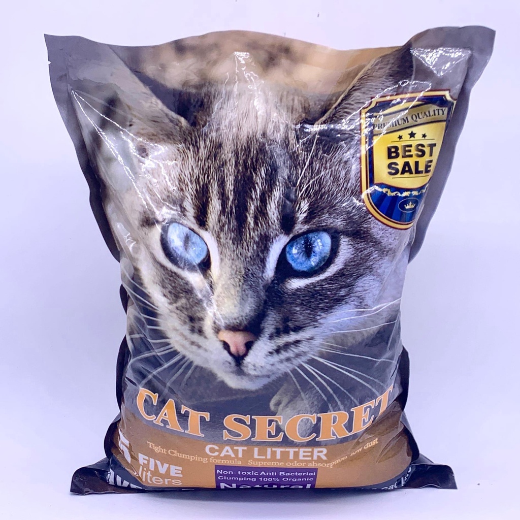 Cát Vệ Sinh Cho Mèo Secret Cao Cấp 10L Siêu Vón Khử Mùi