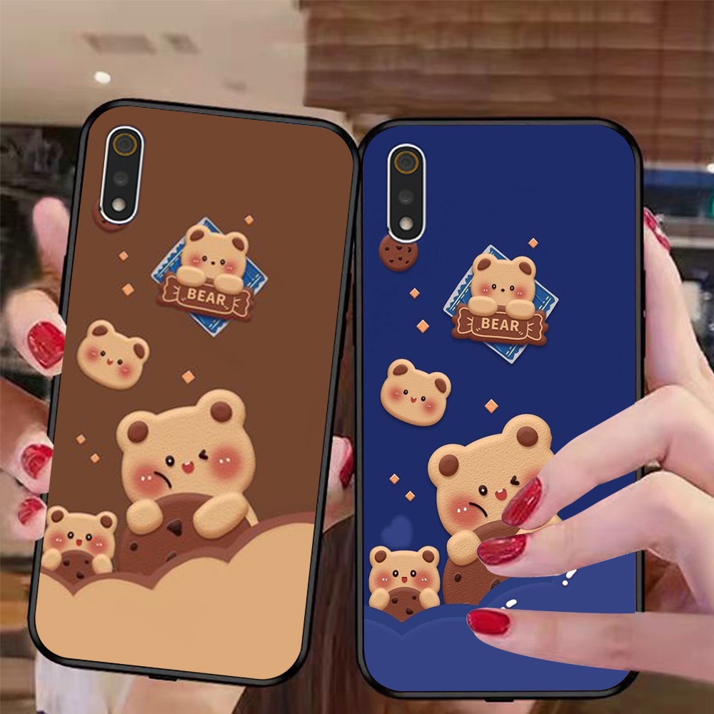 Ốp lưng điện thoại xiaomi redmi 7a / 8a / 9a in hình gấu nâu vô cùng đáng yêu