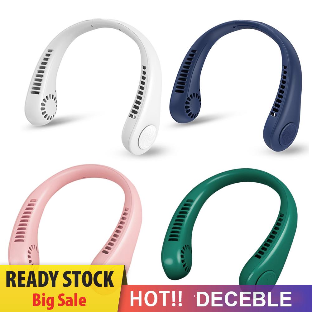 Quạt Đeo Cổ Mini Không Cánh Sạc USB Tiện Dụng