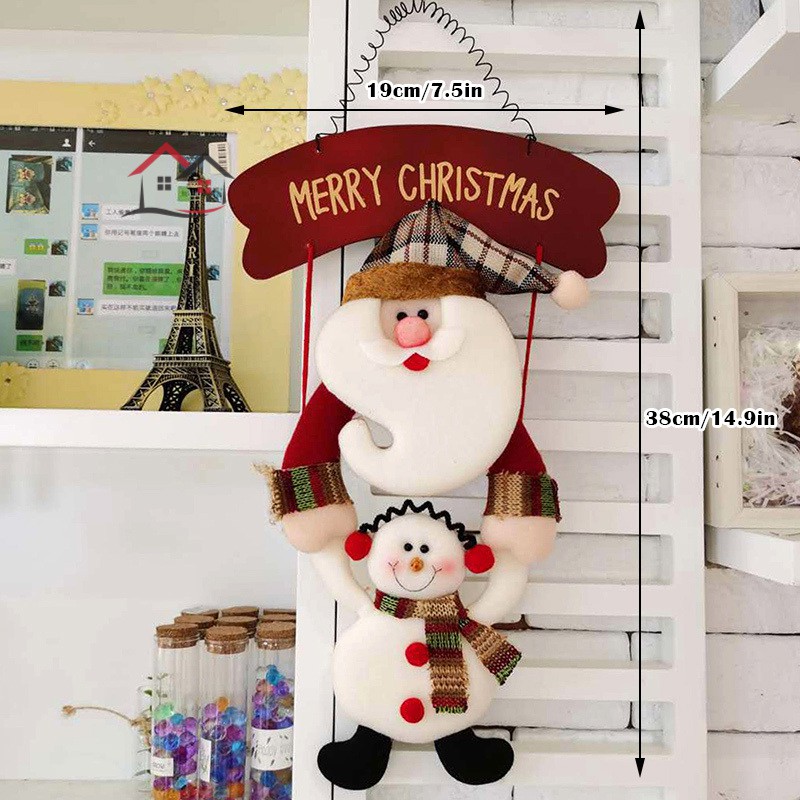 Đồ trang trí giáng sinh hình ông già noel/ người tuyết xinh xắn độc đáo